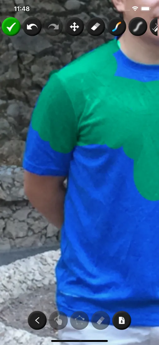 Color with finger